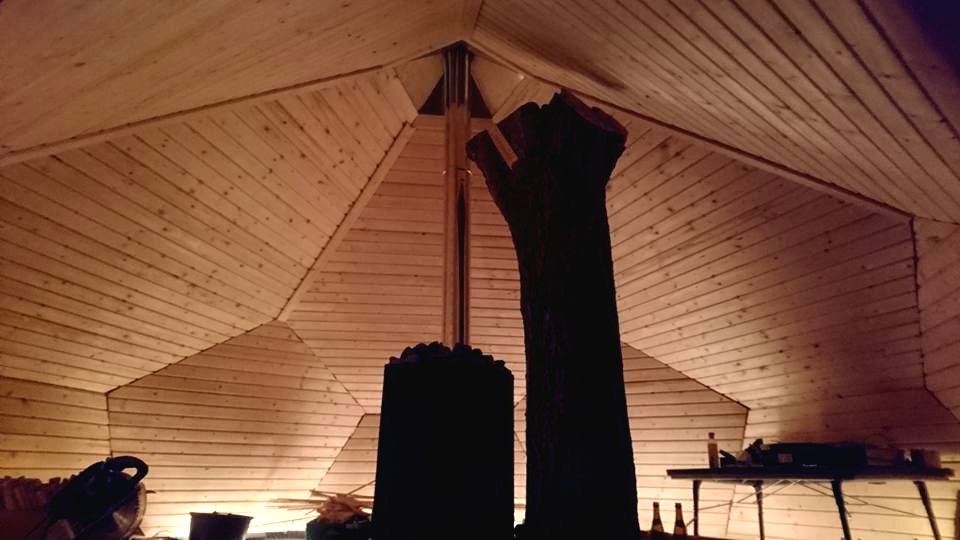 Сауна в форме геодезического купола - фото 47