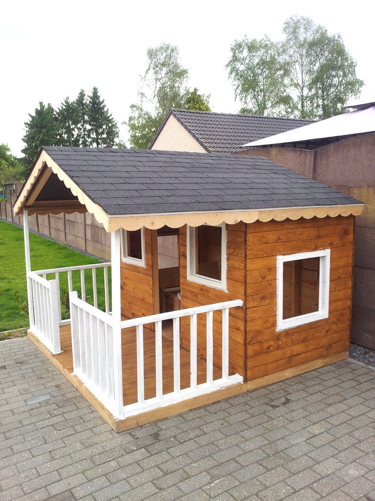 Игровой домик из поддонов - фото 13