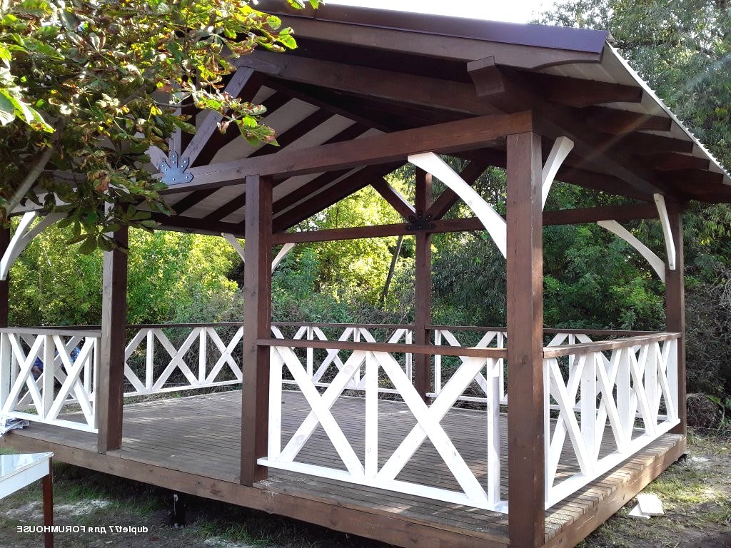 Беседка для дачи своими руками - фото 4