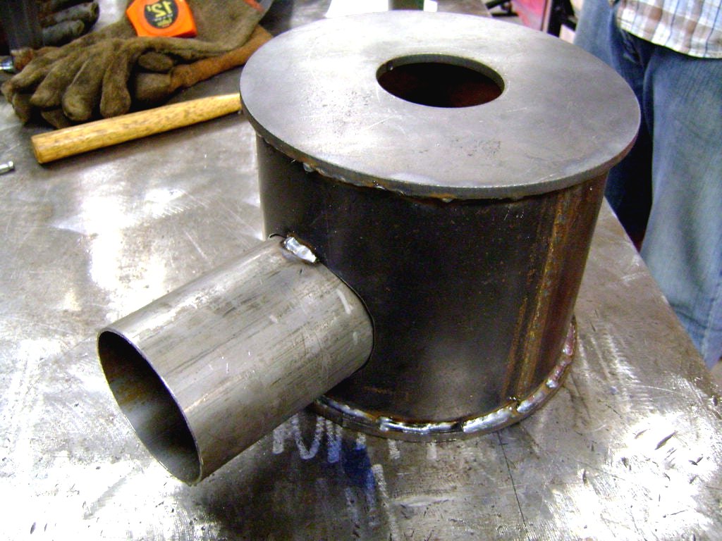 Дровяная печь из баллона - фото 12