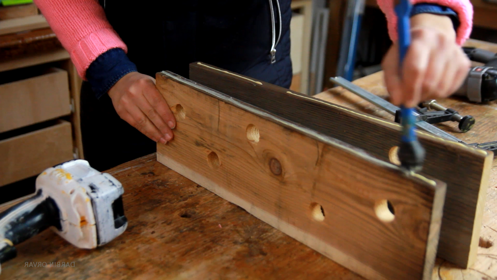 Люстра из дерева - фото 7