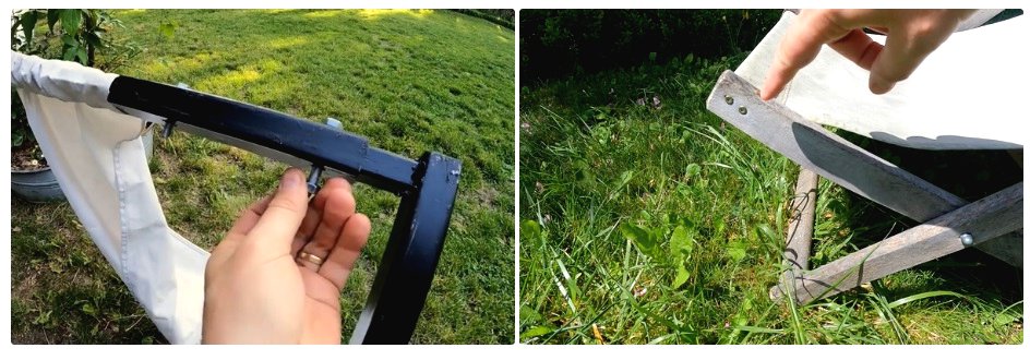 Шезлонг для дачи своими руками - фото 7