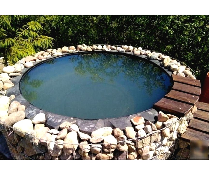 Оригинальный пруд из автопокрышки - фото 10