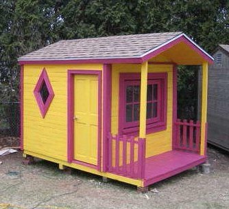 Игровой домик для детей из поддонов - фото 36