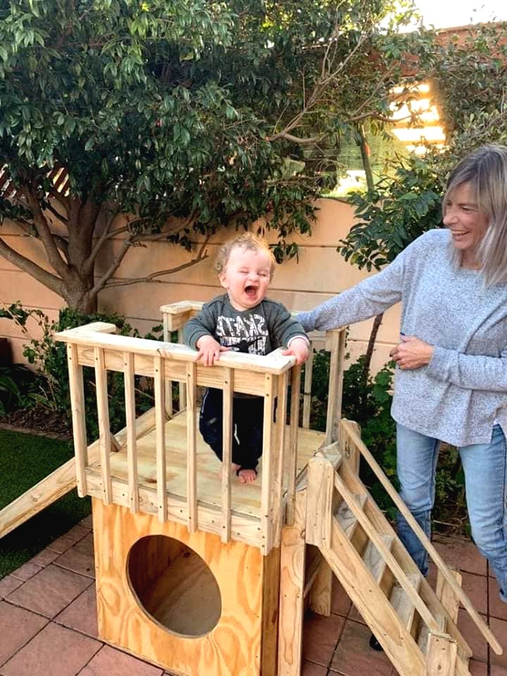 Детская горка из дерева - фото 3