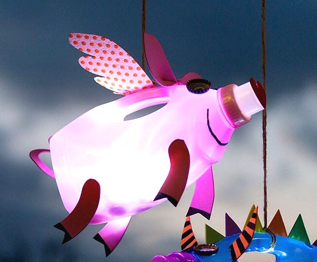 Свинюшки из пластиковых бутылок - фото 3