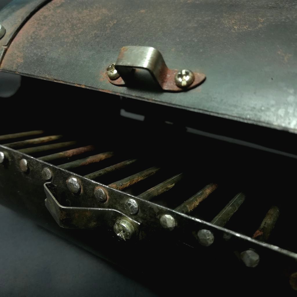 Маленькая коптильня из старых огнетушителей - фото 34