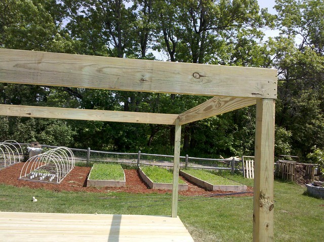 Беседка из дерева - фото 13