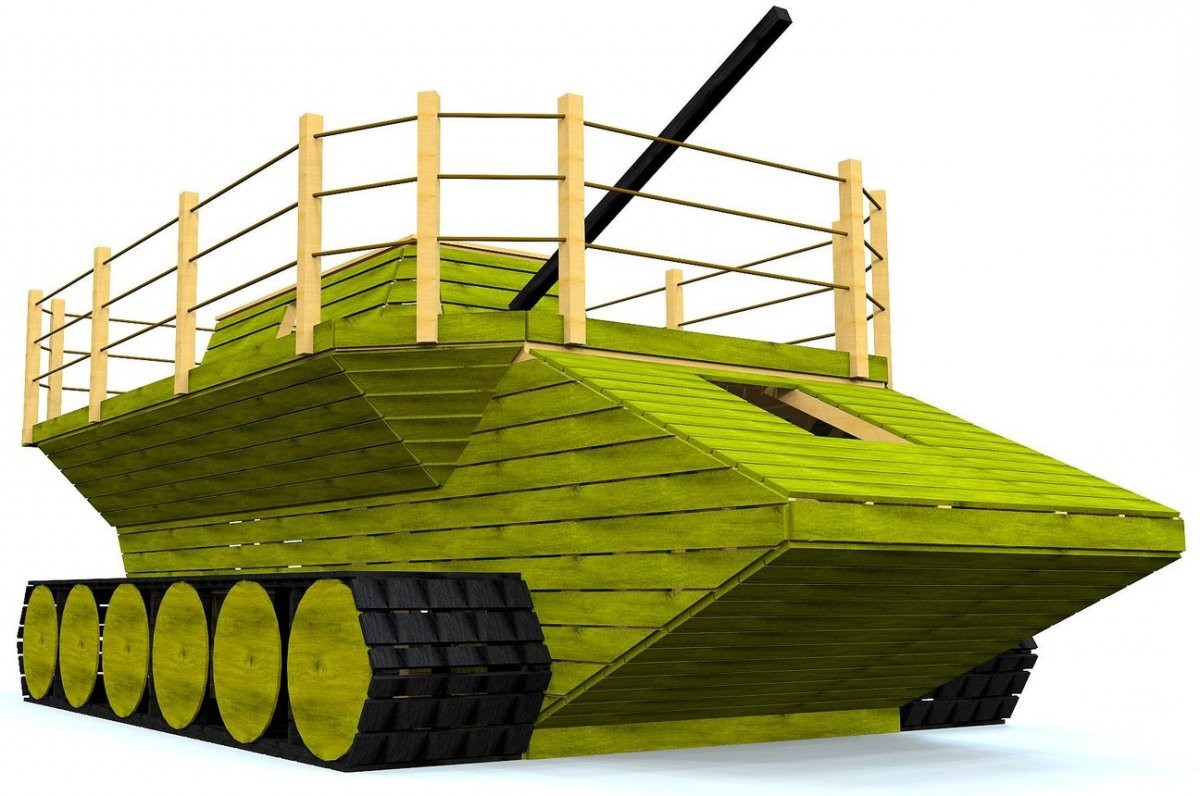 Танк из дерева - фото 4