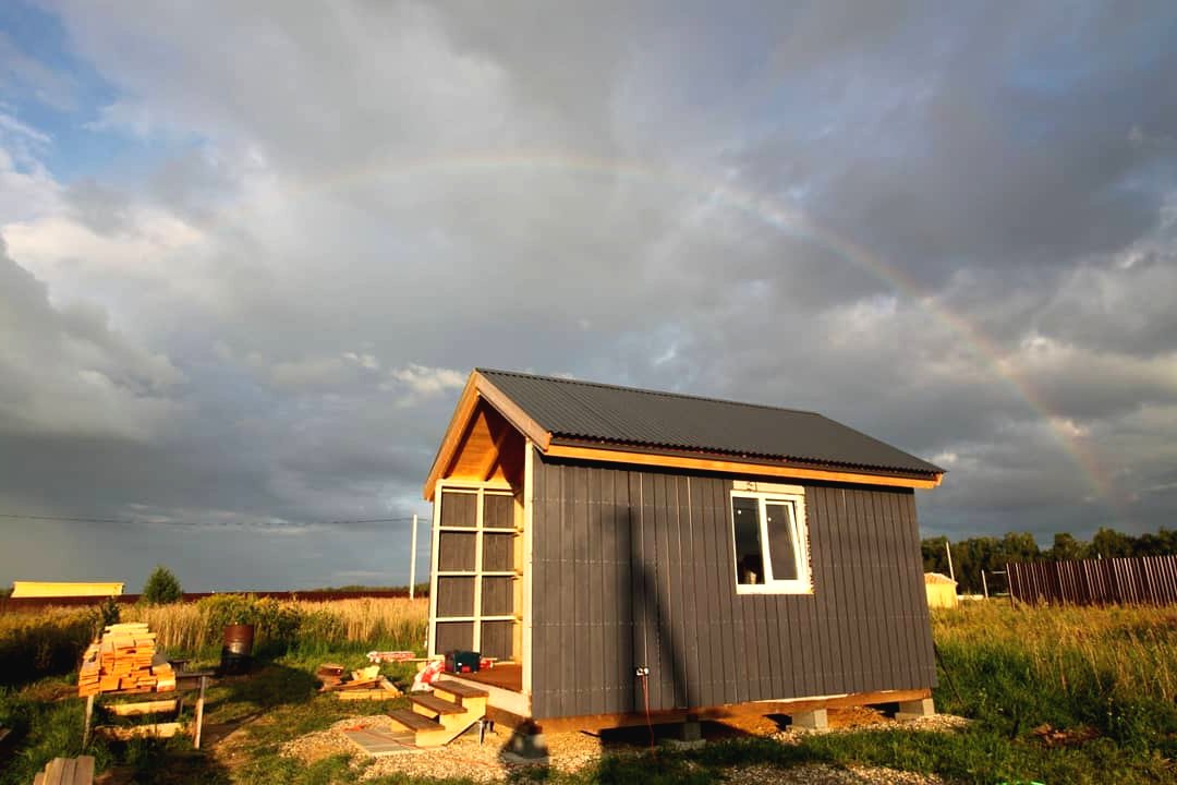 Мини дом своими руками из дерева - фото 19