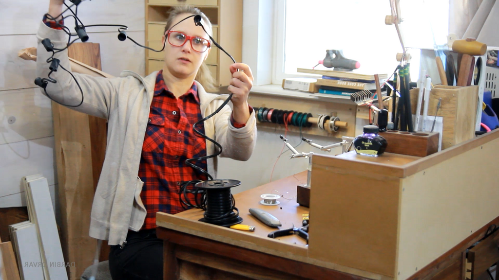 Люстра из дерева - фото 13