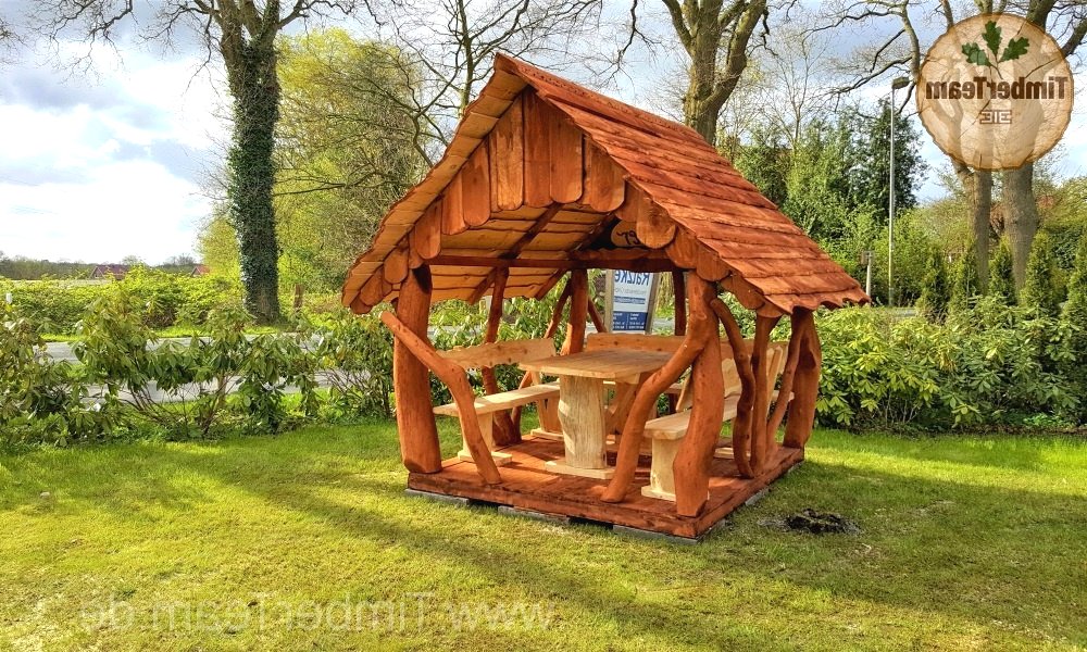 Беседка 3 х 3 в стиле "Рустик" - фото 2