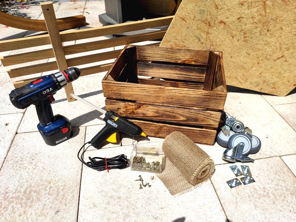 Мобильный вертикальный сад из ящиков - фото 2