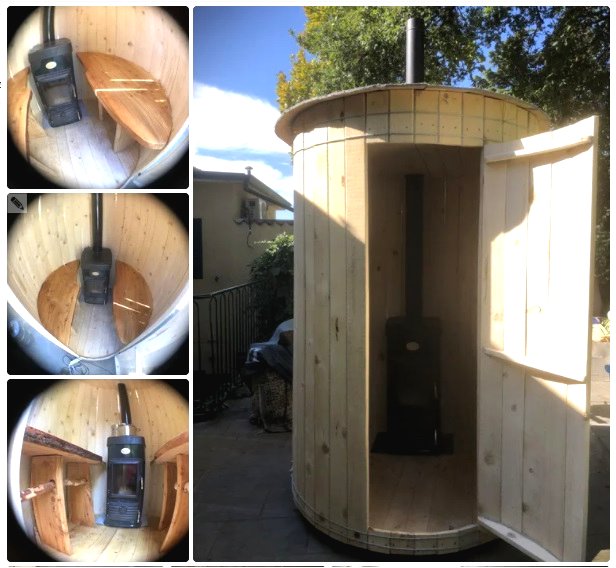 Финская баня – сауна мини бочка своими руками - фото 27