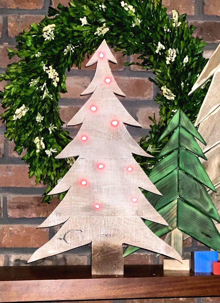 Новогодняя елка своими руками из дерева - фото 7