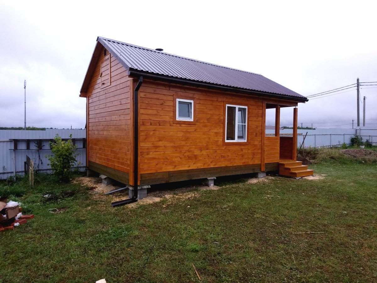 Баня 7х4 с террасой - фото 7