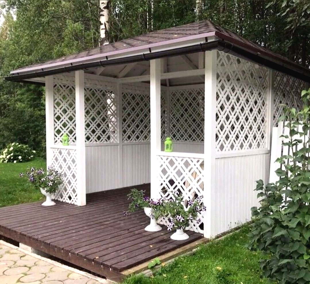 Беседка из дерева - фото 8