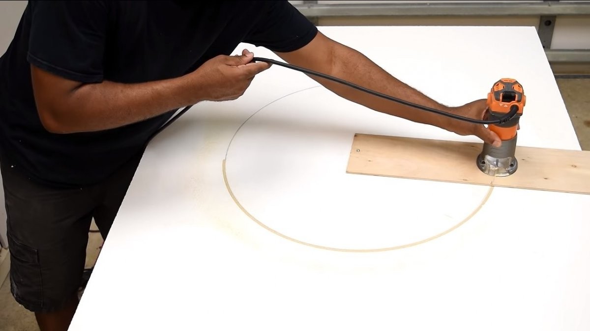 Уличный очаг из барабана стиральной машины и бетона - фото 6