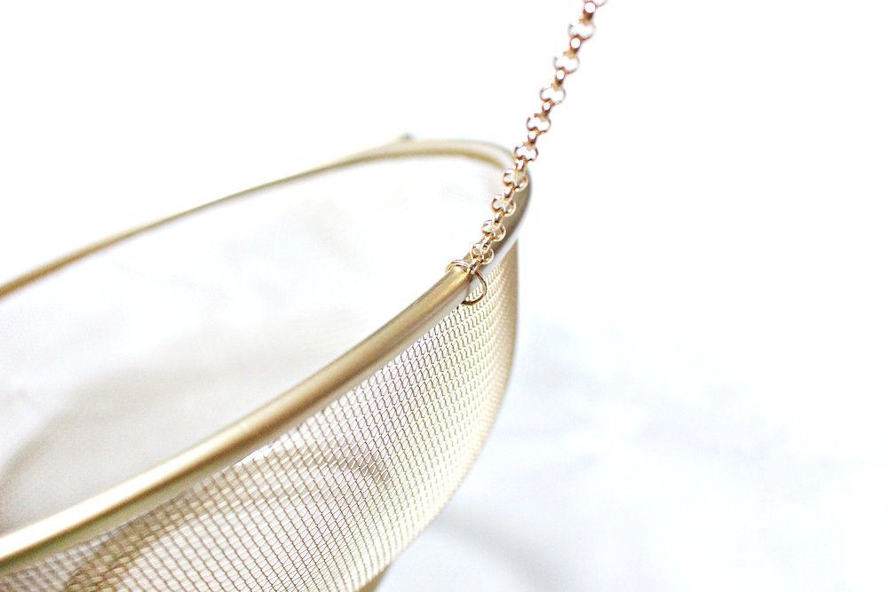 Подвесной горшок из сита - фото 4