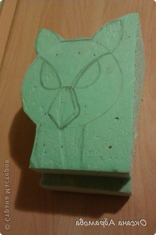 Филин из пластиковых бутылок - фото 16