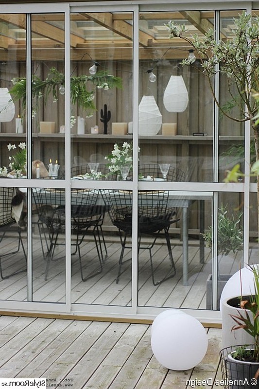 Застекленная беседка с террасой - фото 7