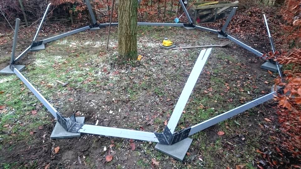 Сауна в форме геодезического купола - фото 24