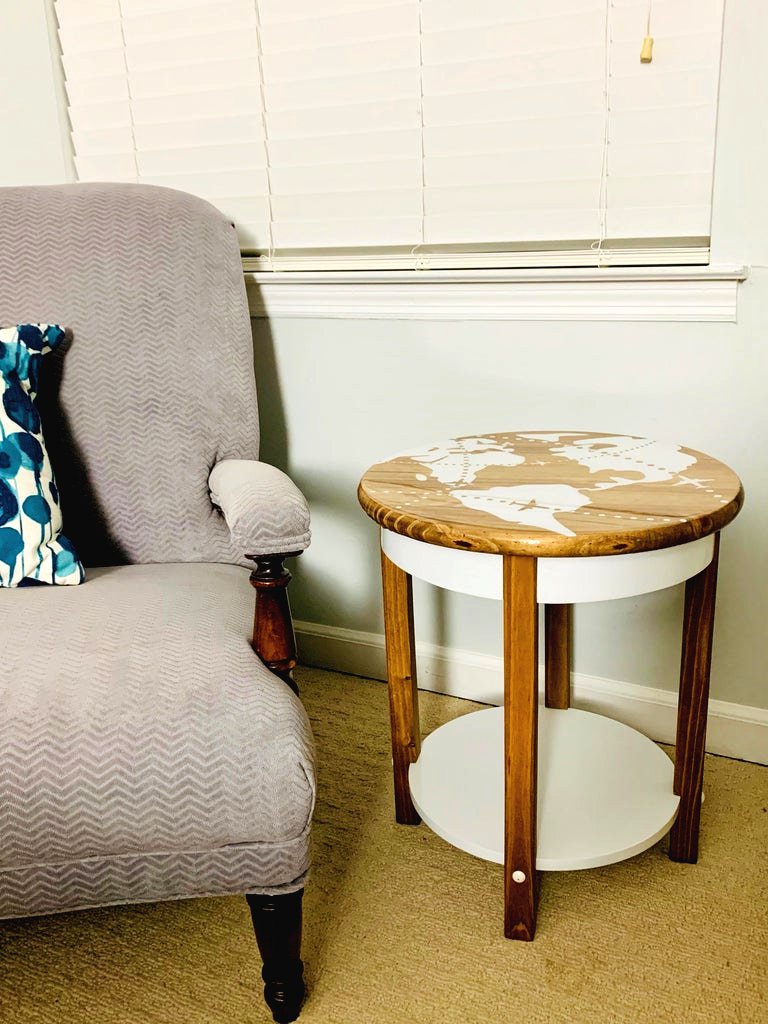 Стол из дерева и эпоксидной смолы своими руками - фото 24