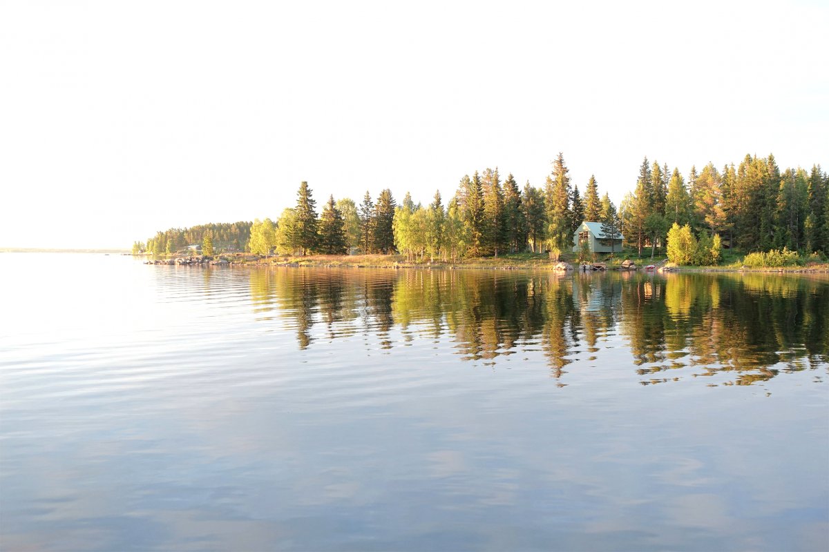 Деревянный дом у озера - фото 9