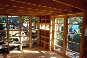 Оригинальная беседка из дерева - фото 9