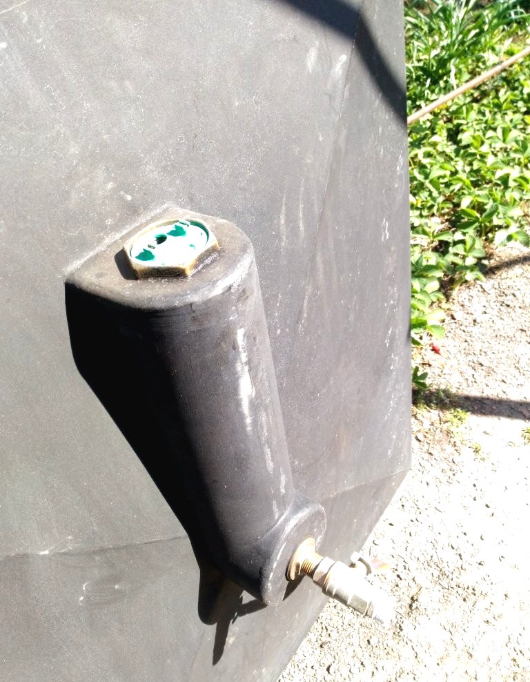 Летний душ из профильной трубы - фото 12