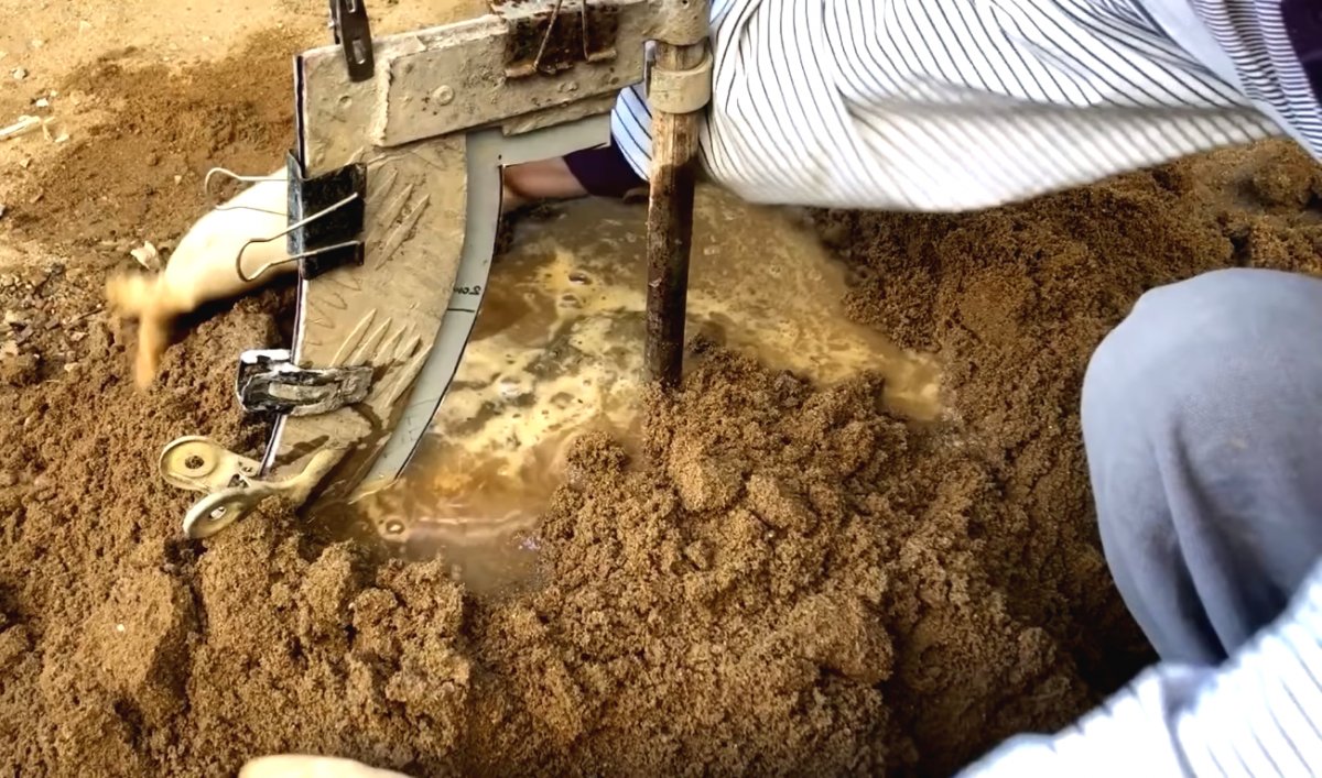 Садовый фонтан с имитацией под гранитный камень - фото 8