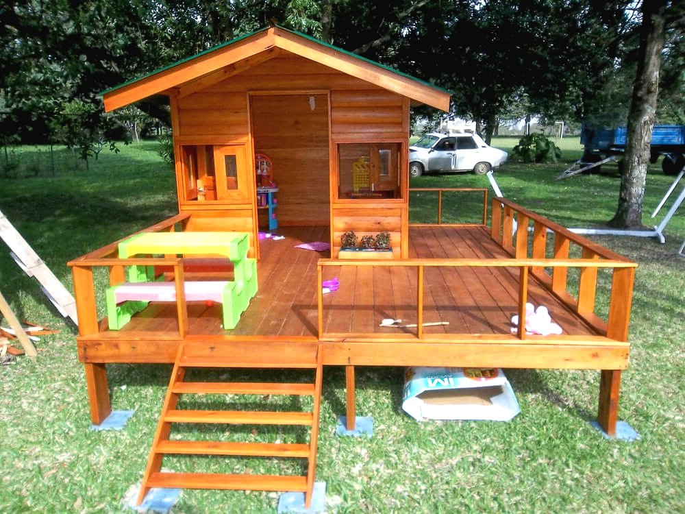 Детский домик с террасой - фото 3