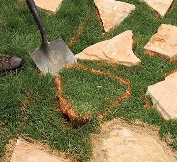 Садовая дорожка из камня - фото 4