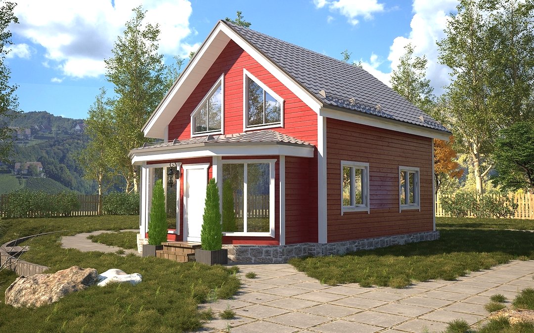 Каркасный дом 7,5x6 - фото 3