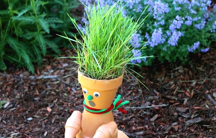 Оригинальная фигура из цветочных горшков - фото 2