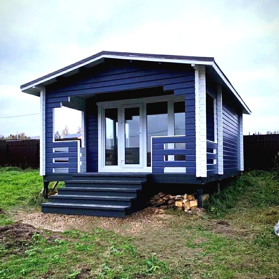 Летний домик для дачи из бруса - фото 2