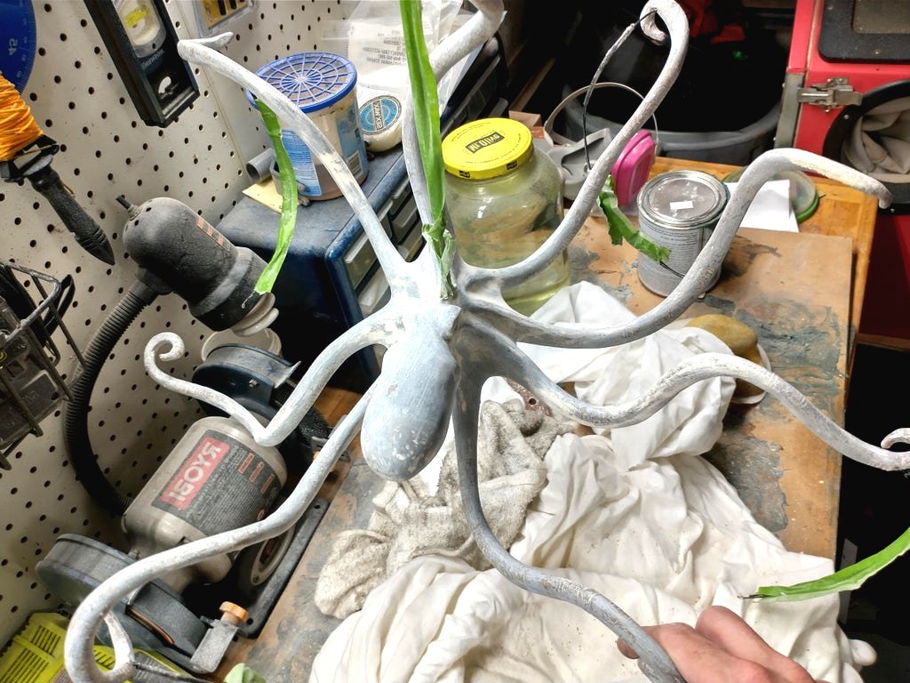 Оригинальная потолочная лампа - фото 26