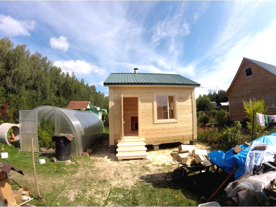 Небольшая банька 4х4 - фото 2