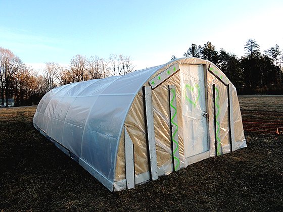 Теплица из ПВХ труб - фото 17