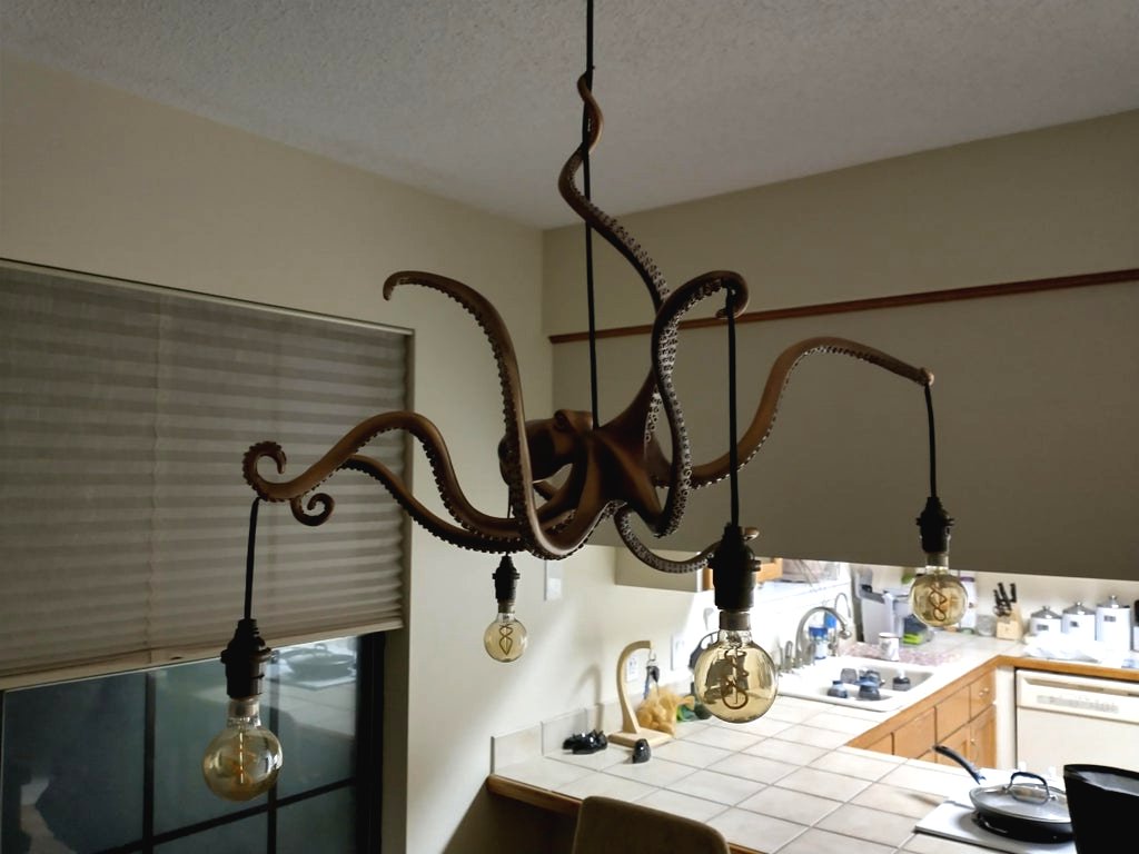 Оригинальная потолочная лампа - фото 51