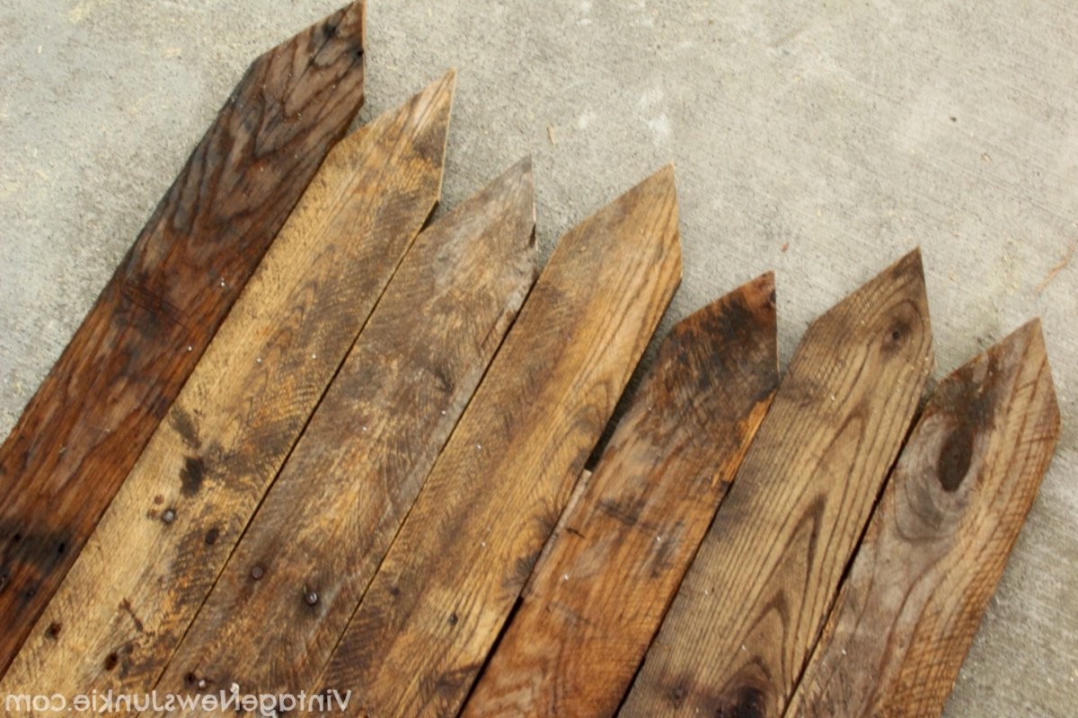 Мини-забор из старого поддона - фото 7