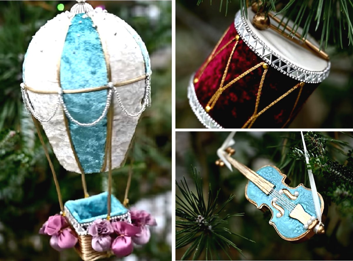 Мастер класс на новогодние игрушки своими руками - фото 2
