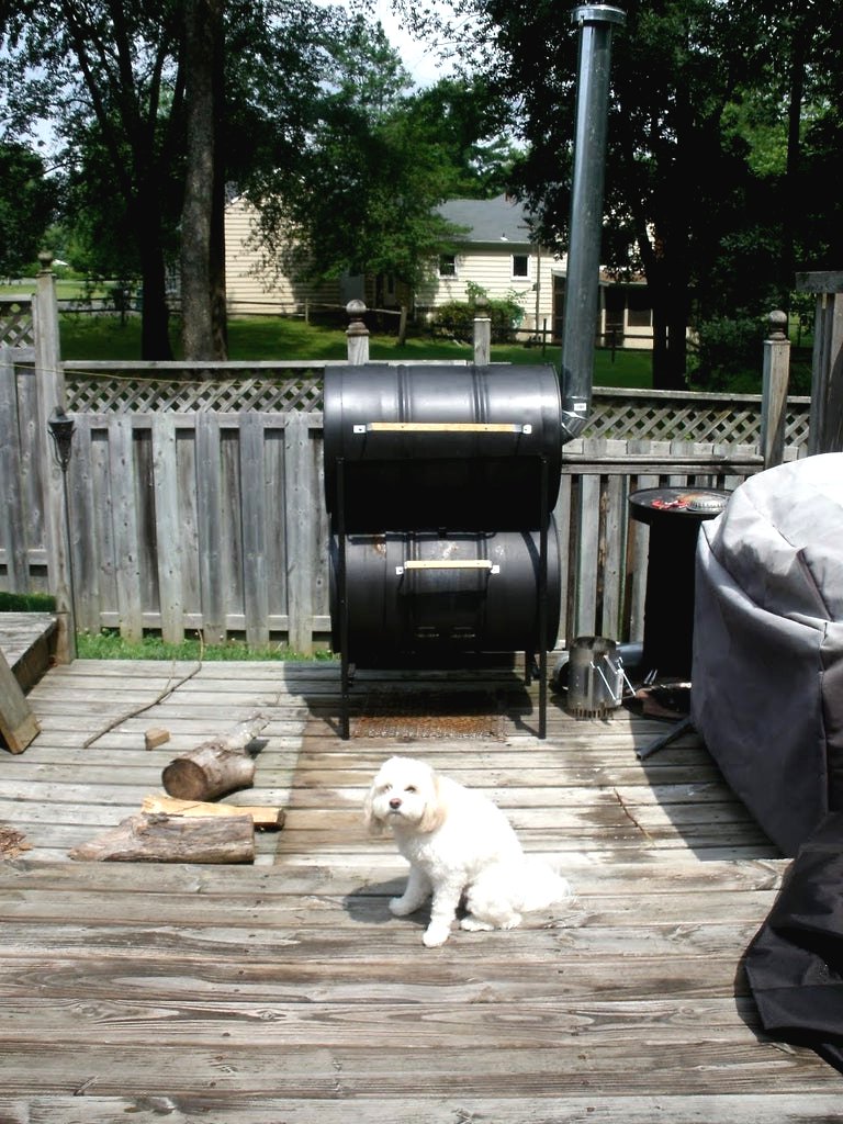 Коптильня горячего копчения своими руками из железной бочки - фото 28