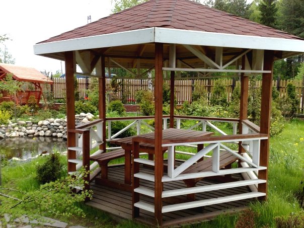 Беседка для дачи своими руками - фото 2