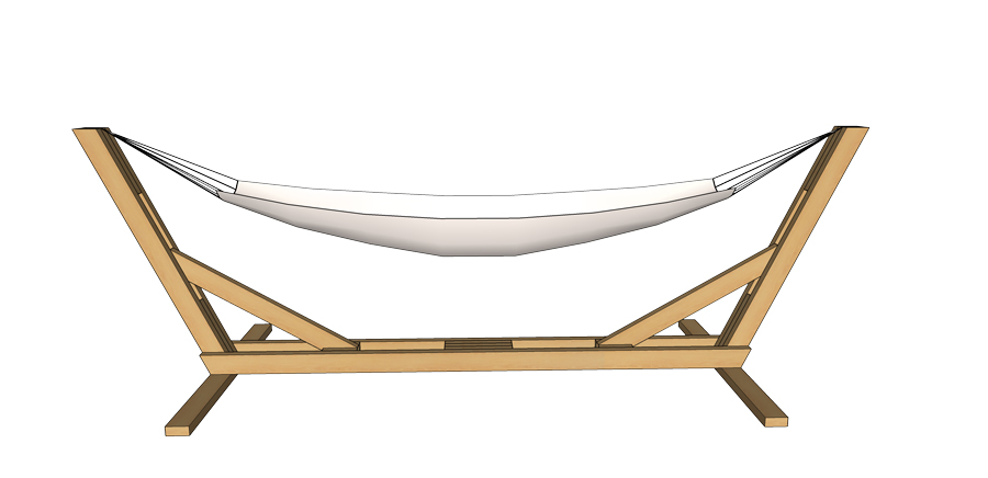 Уличная стойка для гамака - фото 2