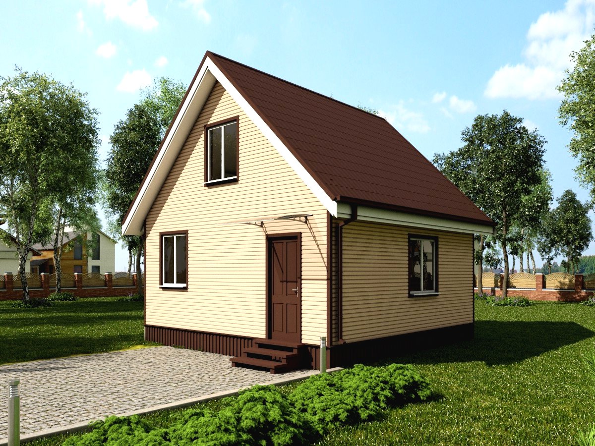 Каркасный дом с мансардой - фото 12