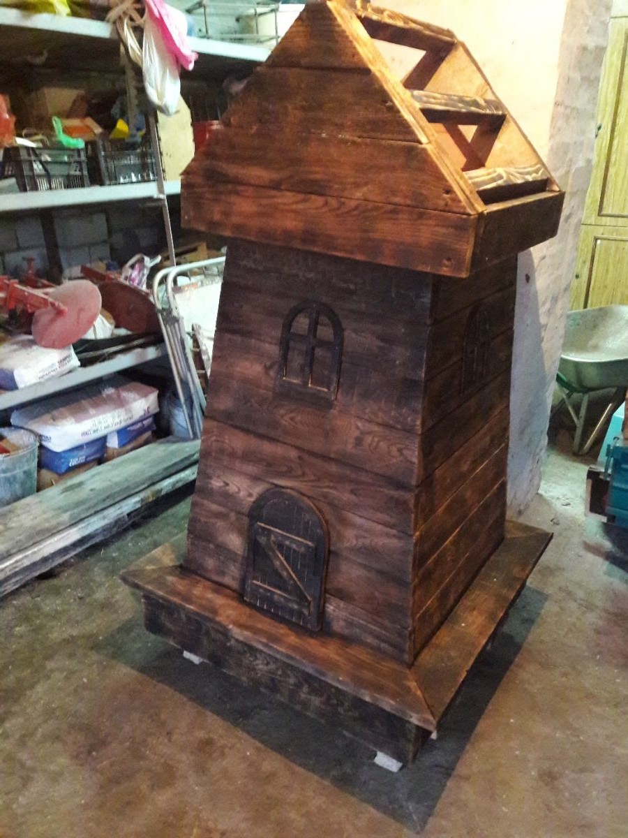 Декоративная мельница своими руками - фото 3