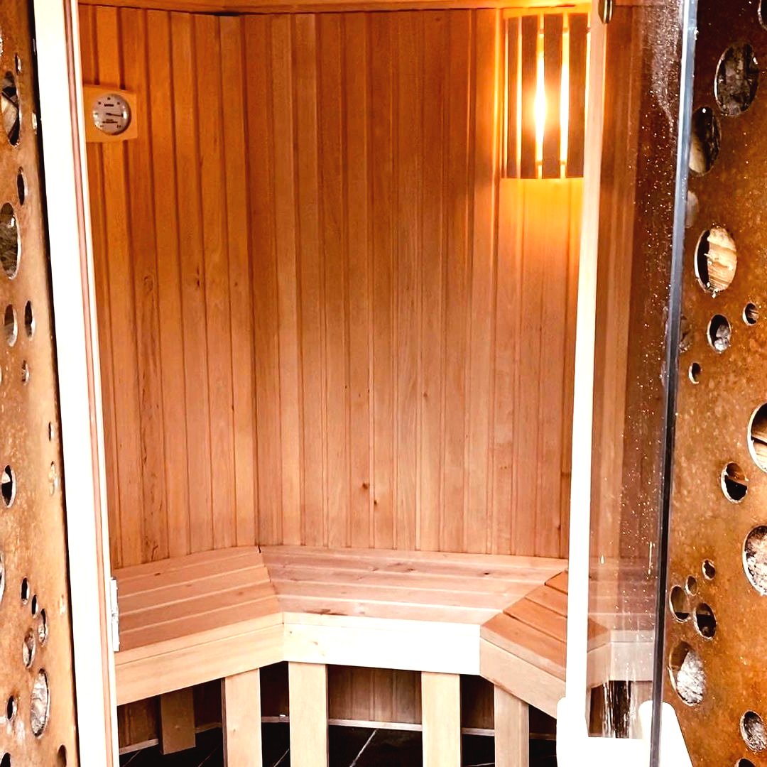 Сауна из старой беседки - фото 18