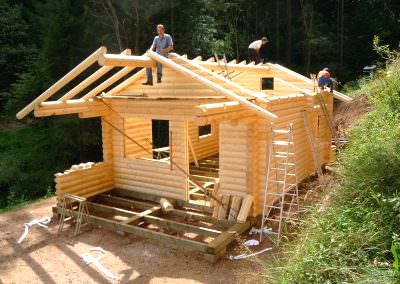 Бревенчатая сауна - фото 3