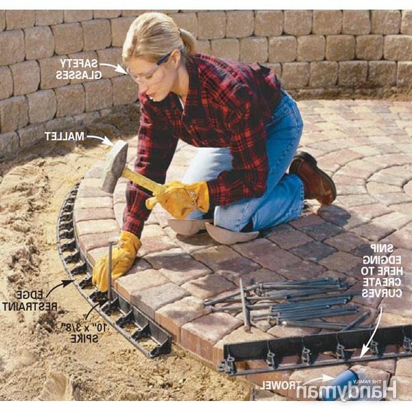 Патио в форме круга - фото 15